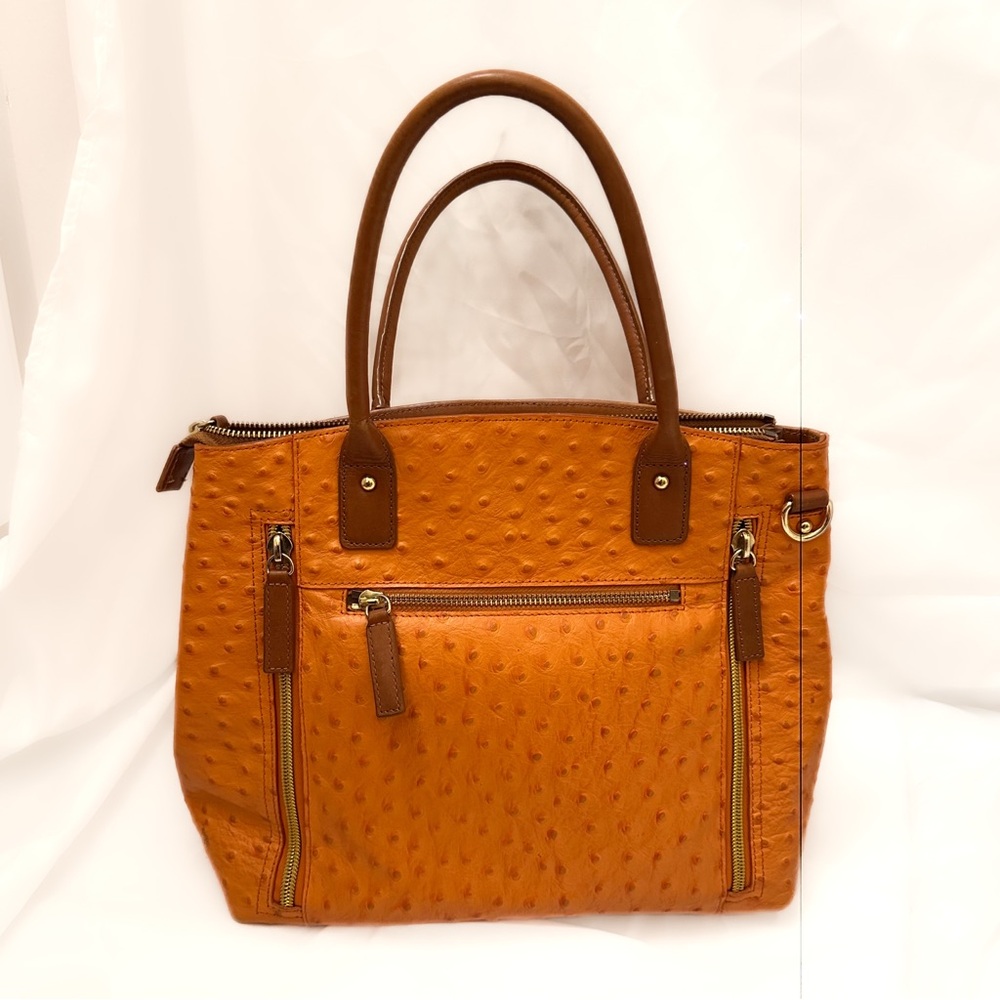 GTM Original Ostrich Conceal Carry Authentic Leather Purse